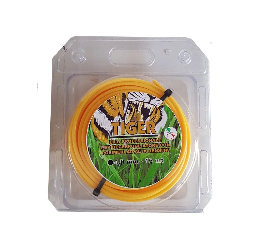 FILO PER DECESPUGLIATORE PROFESSIONALE TONDO 'TIGER' Ø mm 3,0x15 mt - MADE IN ITALY