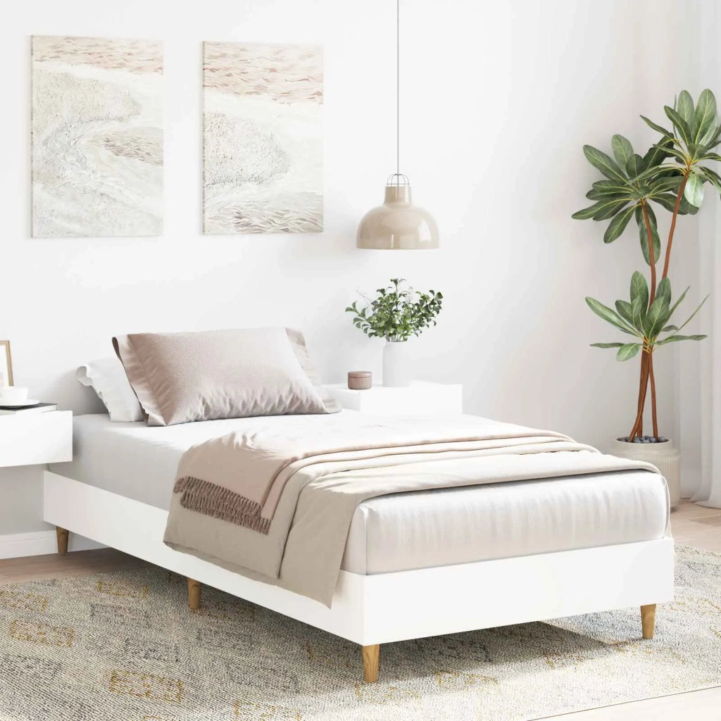 Struttura del letto Bianco Legno ingegnerizzato 8009059