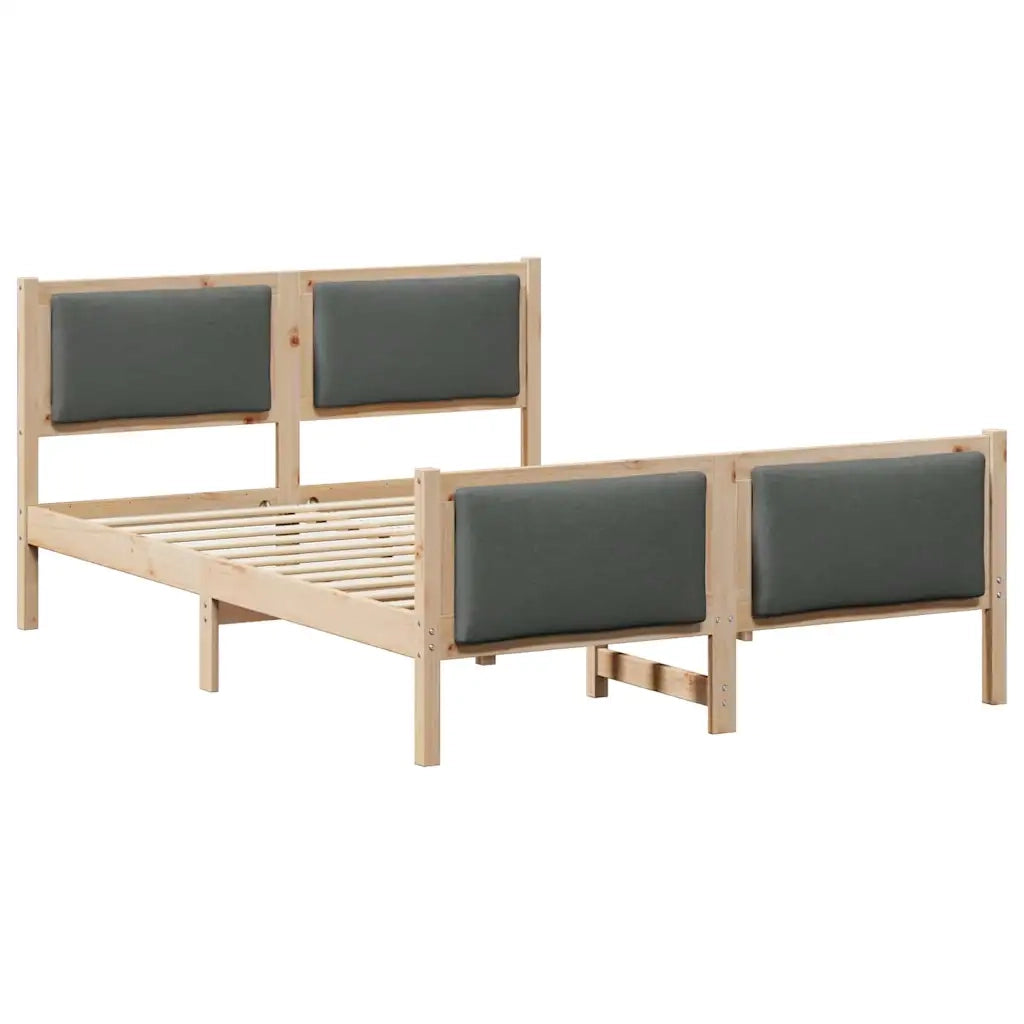 Struttura del letto-Giroletto Grigio scuro 160 x 200 cm Tessuto 987111