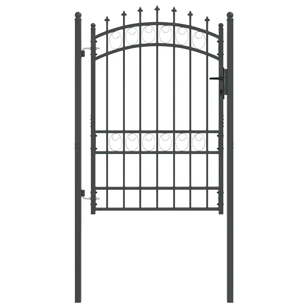 Cancello della recinzione con punte EMMEN 170 x 100 cm 42008990