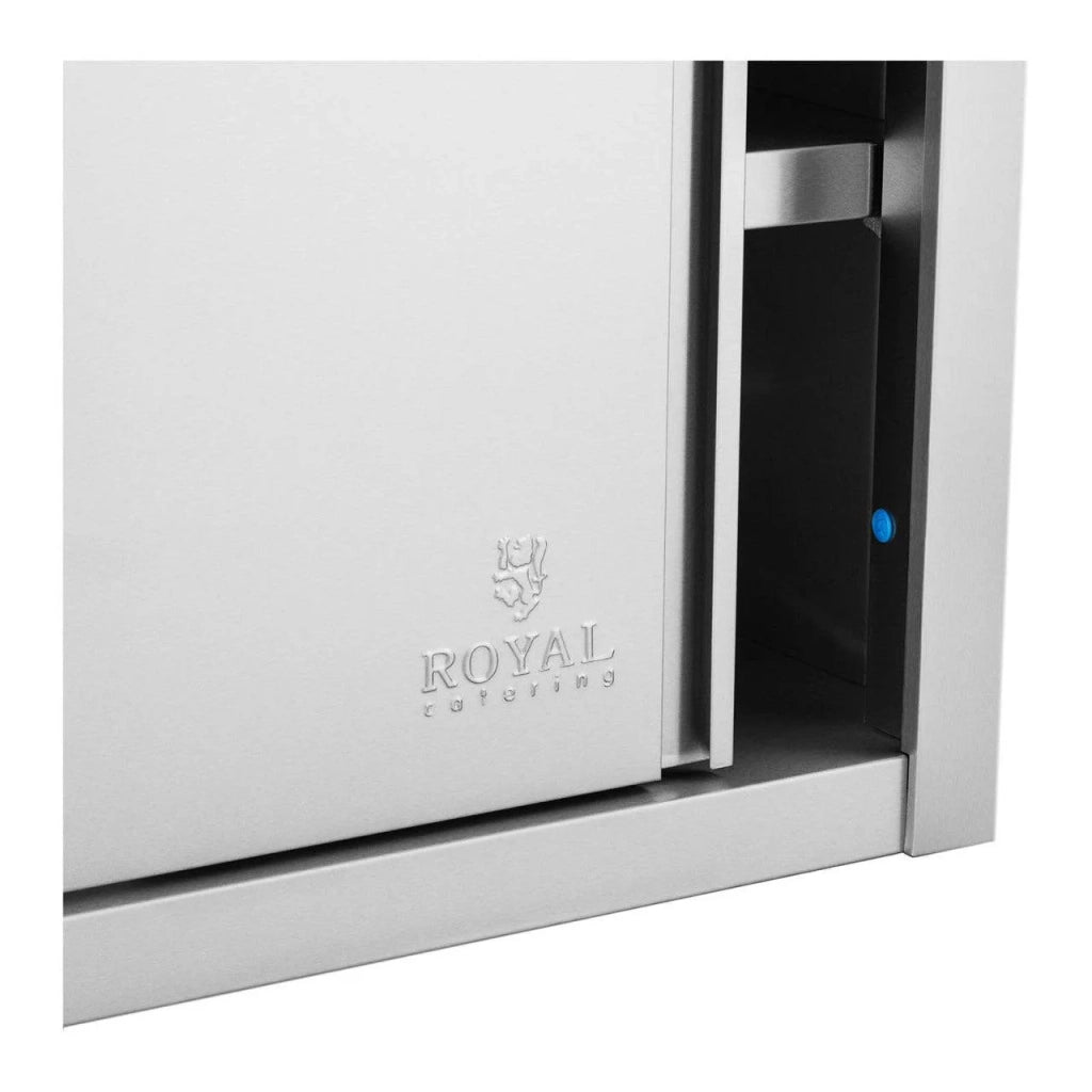 Mobiletto da cucina alto da parete mobiletto professionale - 160 x 45 cm acciaio inox 14_0000469