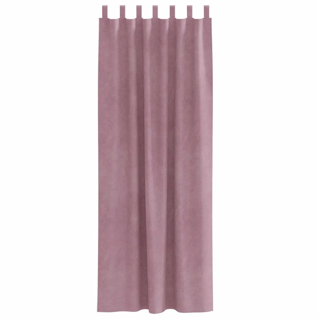 Tende oscuranti 2 pcs Rosa scuro 140 x 260 cm Velluto 4107252
