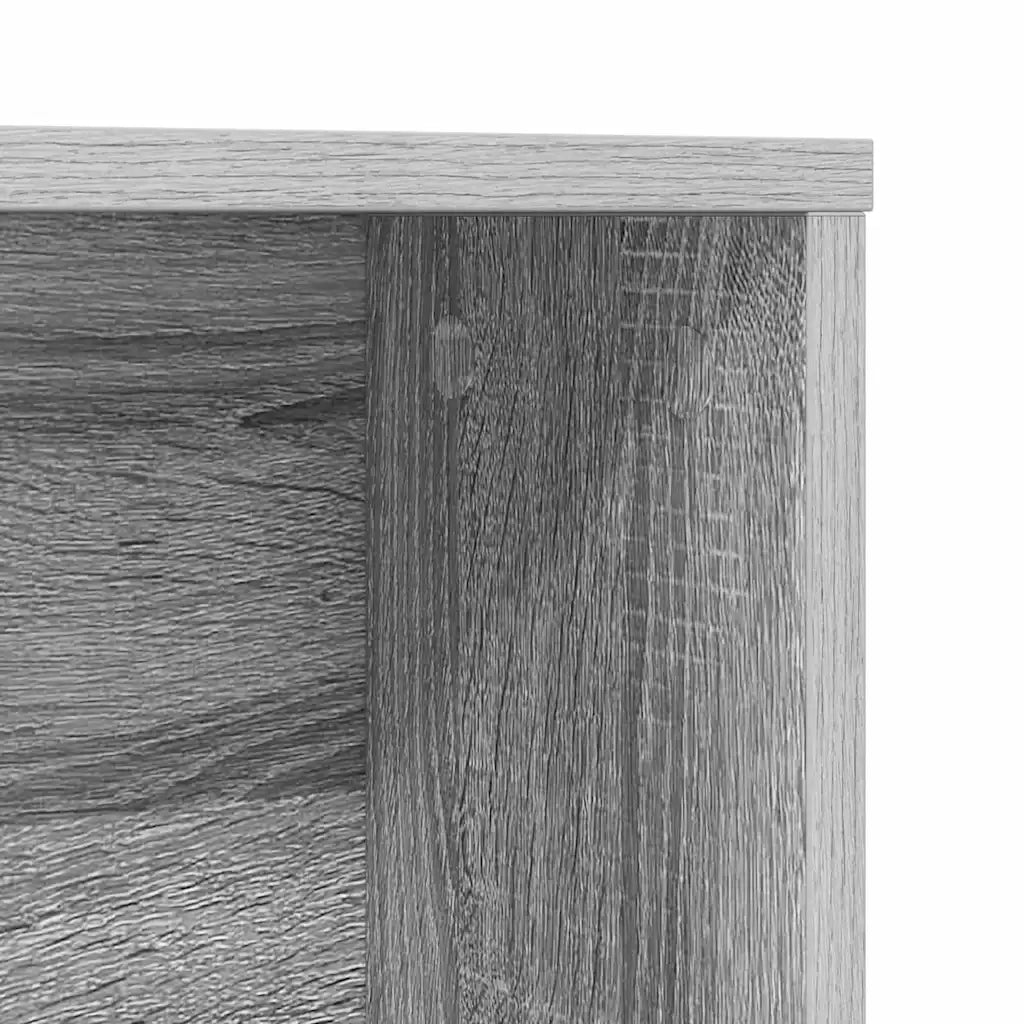 Scrivania | Tavolo da Ufficio Grigio Sonoma 91 x 50 x 149 cm Legno multistrato