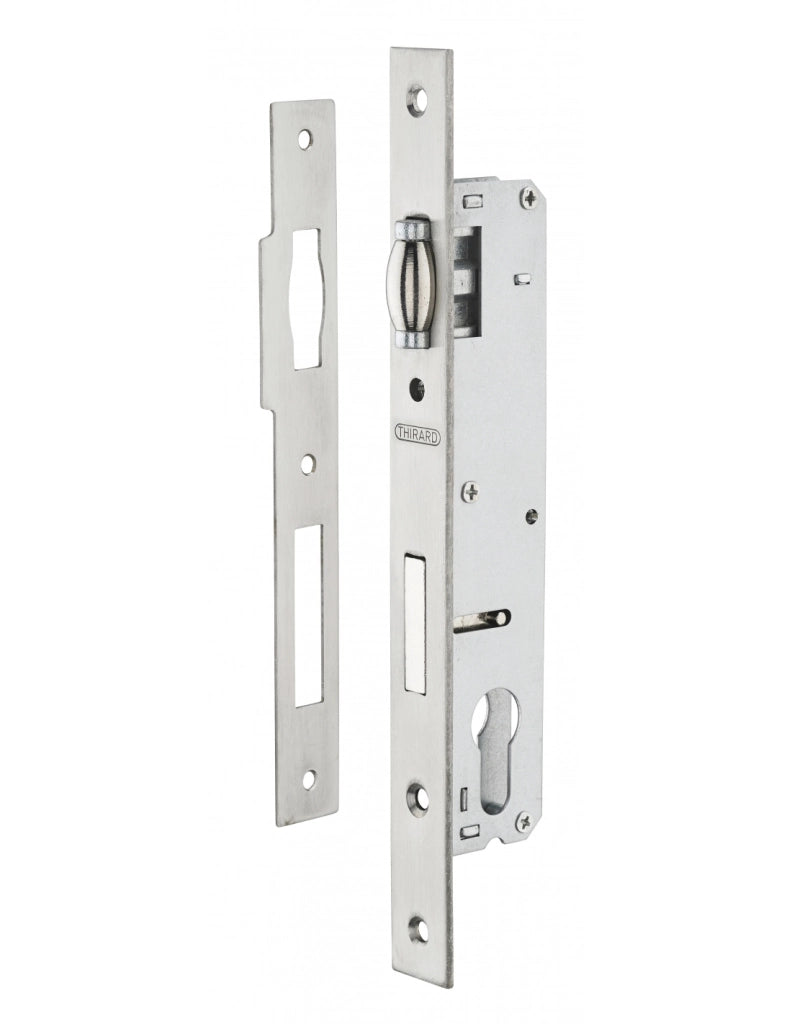 Cassa serratura con asse 20 mm, cilindro e rullo, L 36 mm – THIRARD