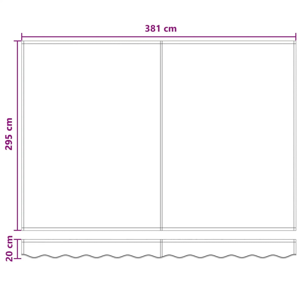 Tenda da Sole | Tenda retrattile manuale con LED Sabbia