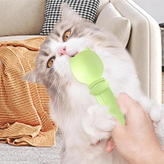 Sistema di alimentazione per gatti e cani - Cucchiaio per trattamenti umidi per gatti e cani, dispensatore leccabile.