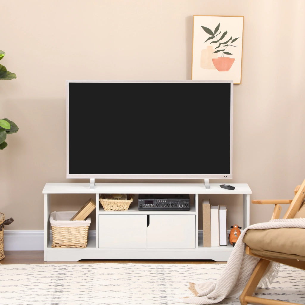 Mobile TV con Credenza ¨C Minimal ¨C Bianco 120x30x41 cm