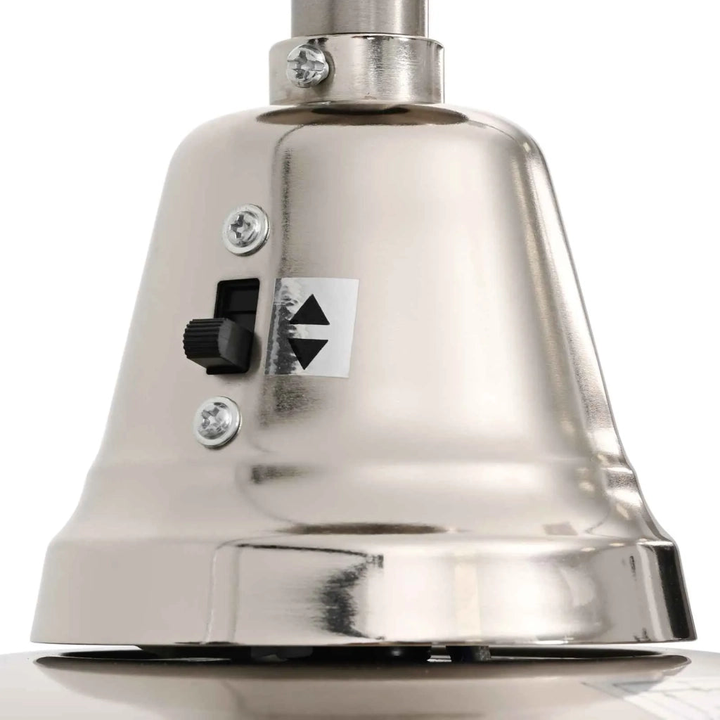 Ventilatore da soffitto con luce e telecomando Ø 130 cm Nero 42035649