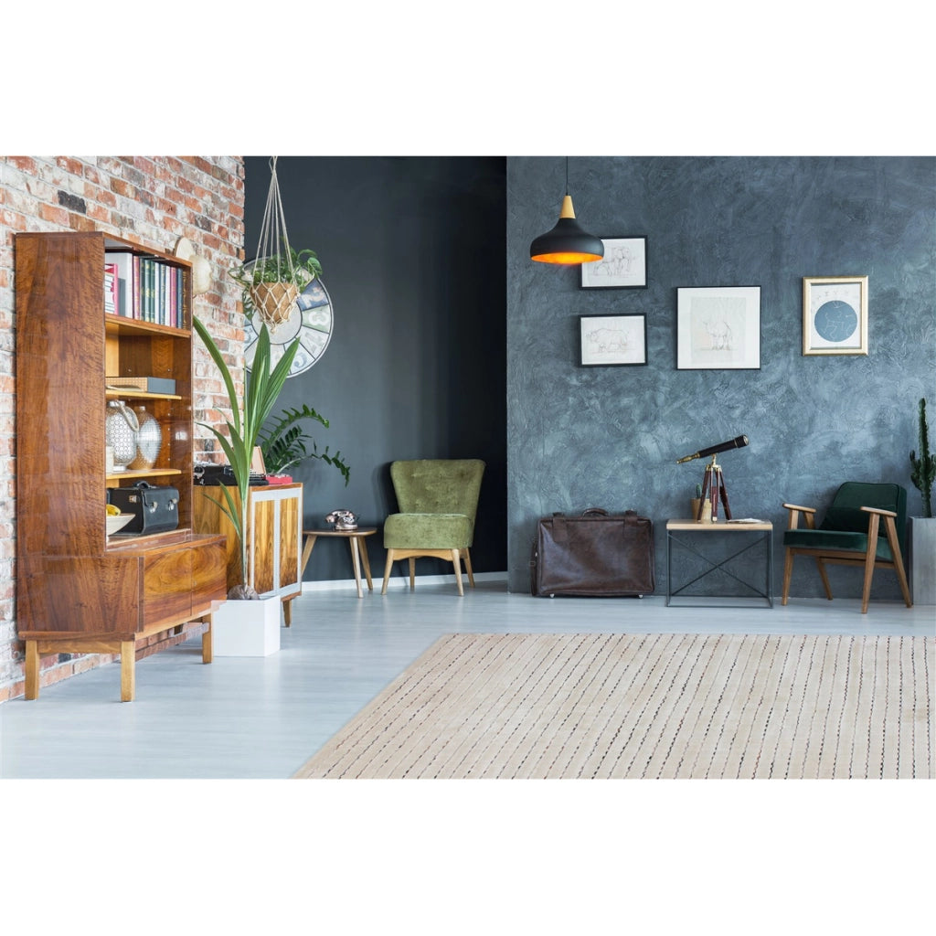 Tappeto Prime 110 Beige e Multi in viscosa e lana