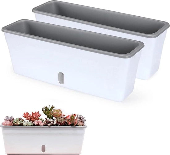 Pannelli autoirriganti - Grande formato - 2 Pack - 44 x 11 x 155 cm
