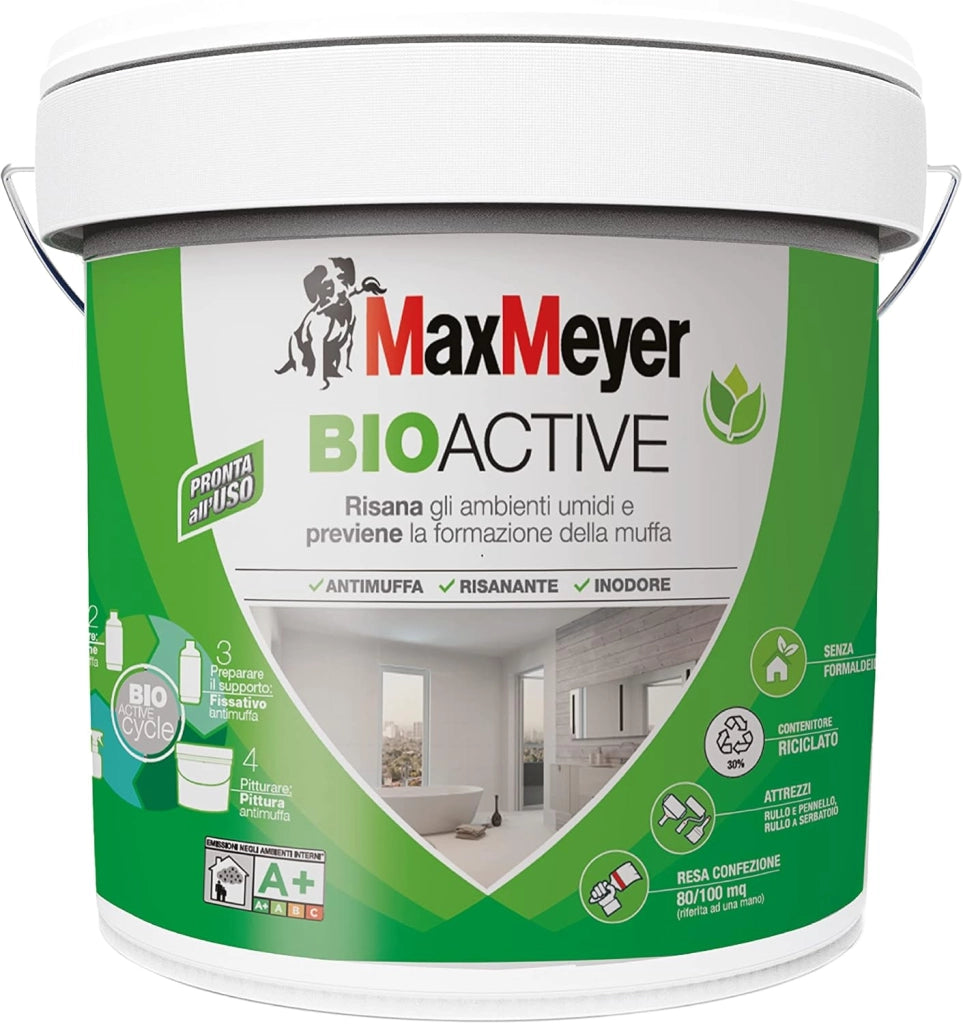 Pittura per Interni Lavabile Monomano SUBITOBIANCO A+, Colore Bianco, 4+1L