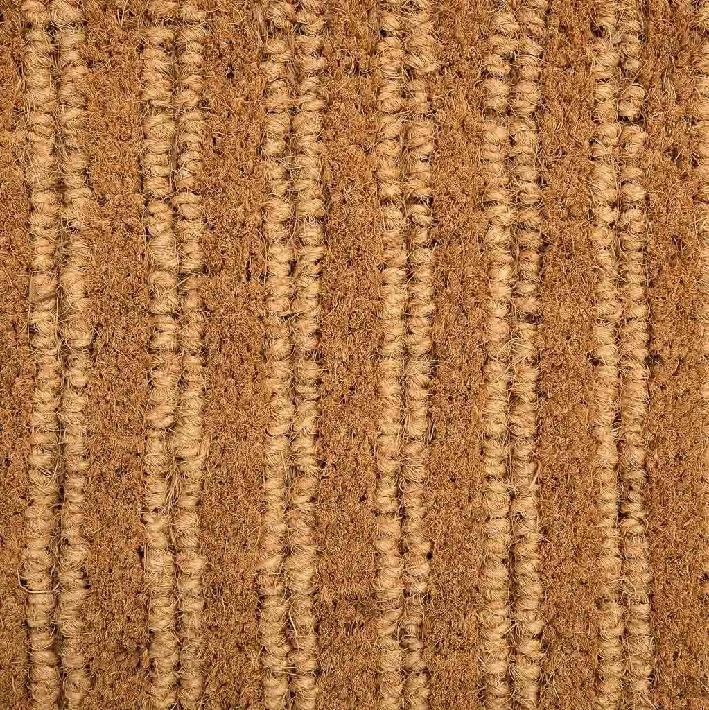 Zerbino fibra nat./gomma marrone 60x40