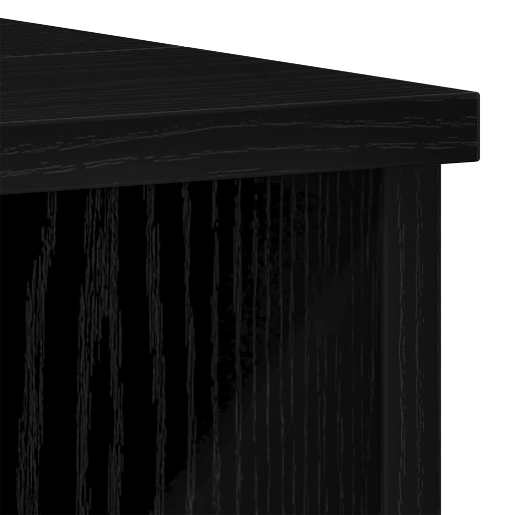 Mobile da Bagno Rovere Nero 60 x 32 x 54 cm Legno multistrato 862514