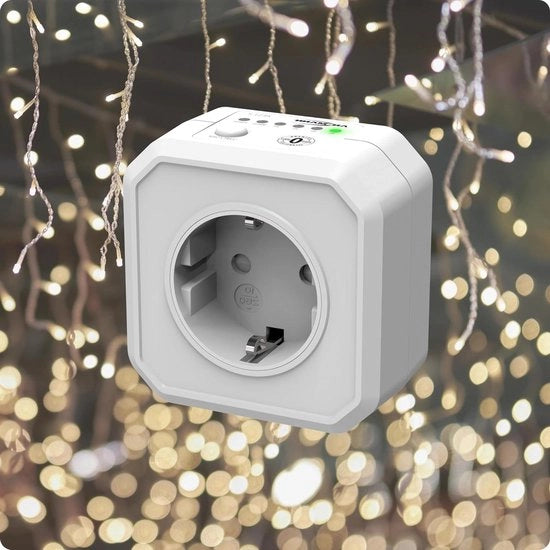Timer di accensione per stop contatto, timer e timer a tempo, dispositivo di risparmio energetico per caldaie, macchine da caffè, misura di un solo canale, bianco