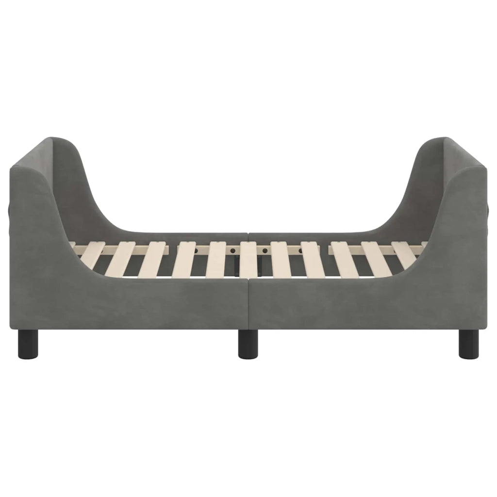 Struttura letto per bambini con testata Grigio scuro 42010848