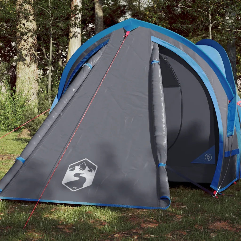 Tenda da campeggio | Tenda da campo a Cupola per 2 Persone Blu Impermeabile