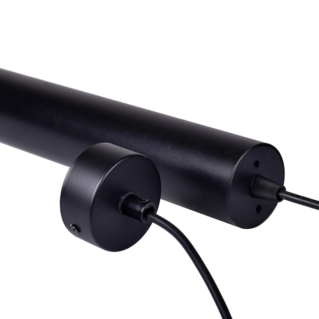 LAMPADARIO A SOSPENSIONE CILINDRICO IN ALLUMINIO NERO CON ATTACCO GU10 - DESIGN MODERNO E MINIMALISTA PER INTERNI IDEALE PER CUCINA SOGGIORNO UFFICIO E STUDIO