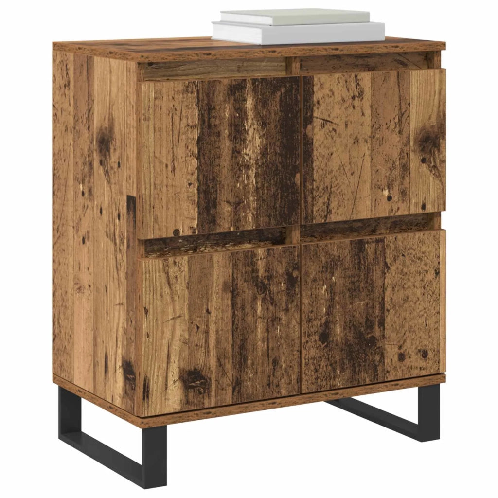 Credenza 2 pcs Legno vecchio 60 x 35 x 70 cm 3394545