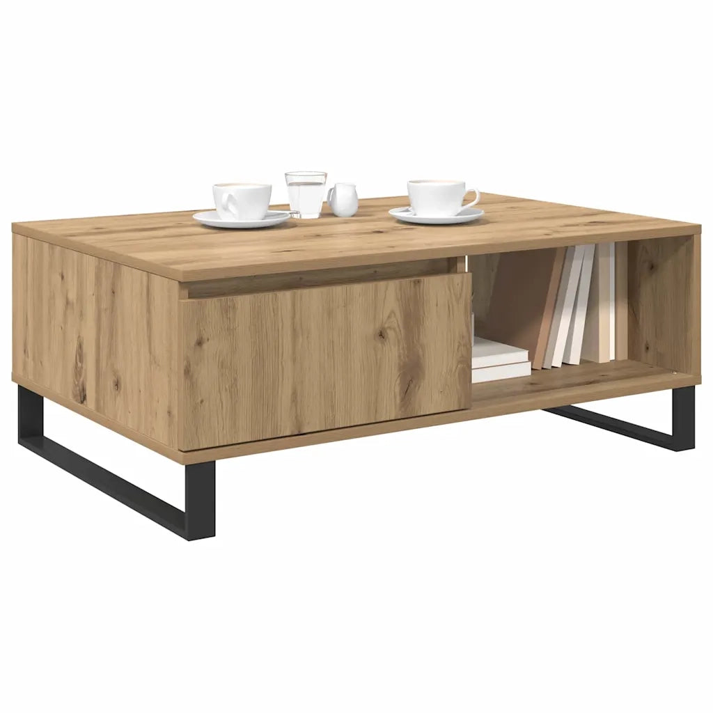 Tavolino da salotto Rovere artigianale 90 x 60 x 35 cm 882590