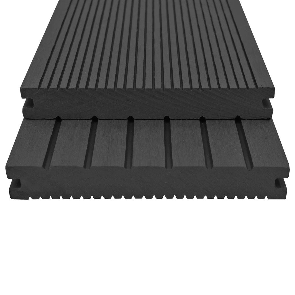 Pavimento da Deck 60 pcs Nero WPC 3444745