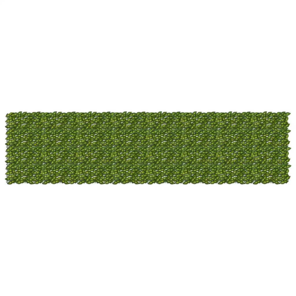 Schermo per balcone con foglie-Pannello per balcone Verde e Giallo 400 x 100 cm 509198