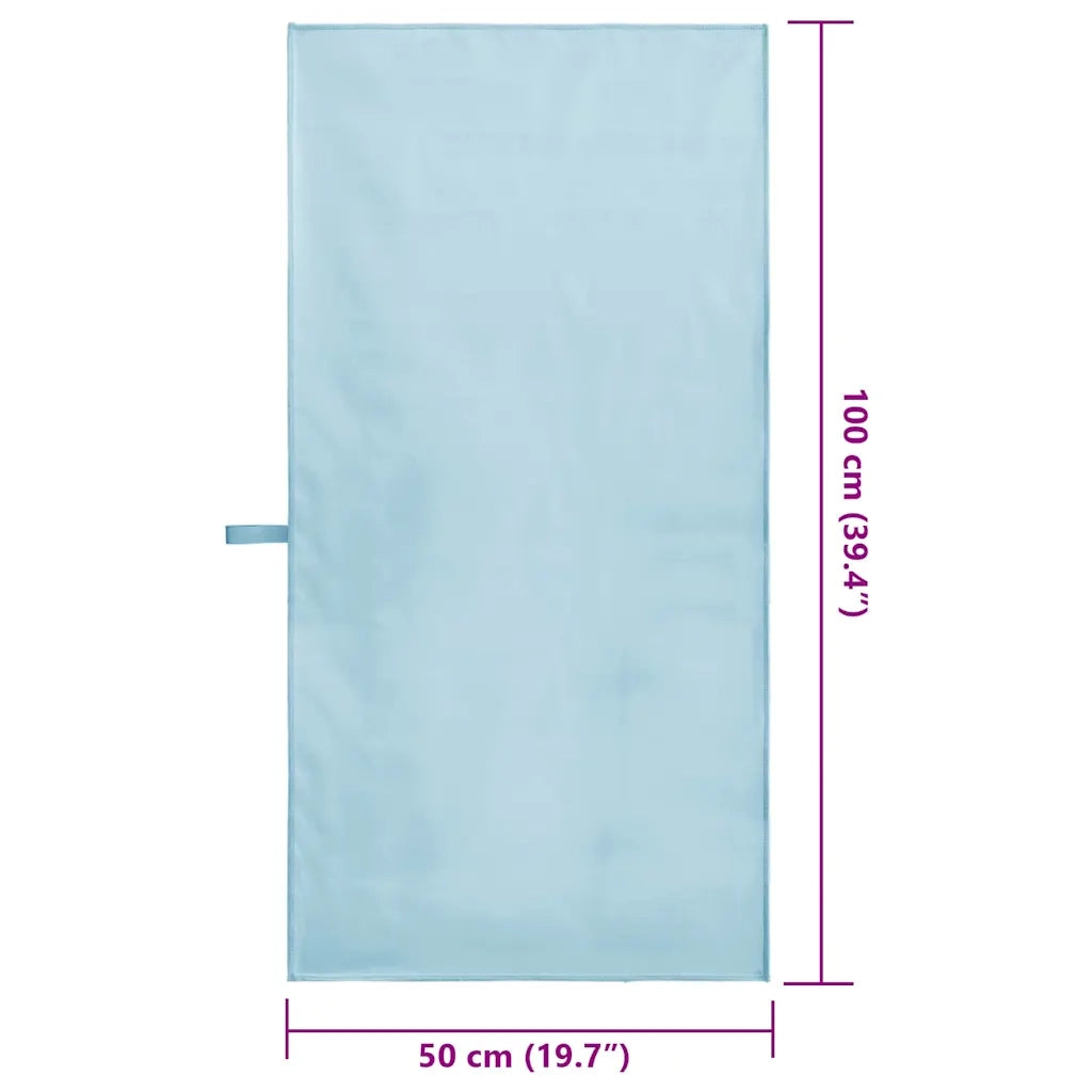 Asciugamani Sportivi 2 pcs Blu 100 x 50 cm 42011473