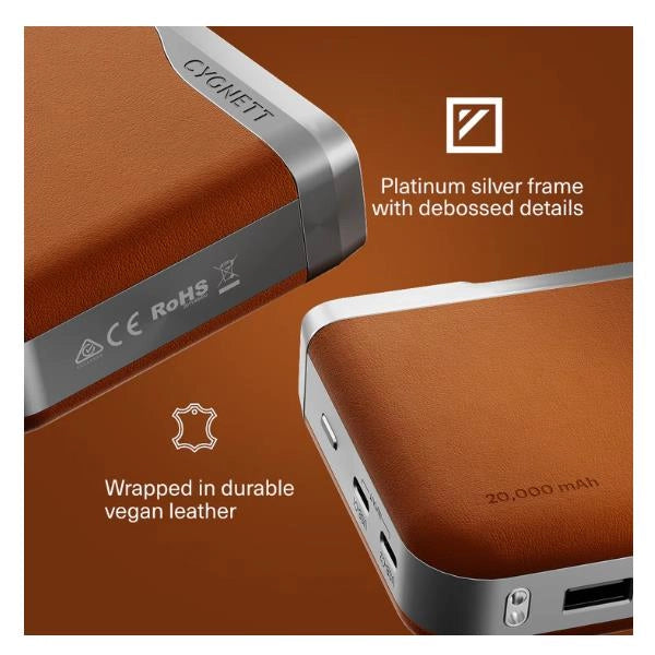 Encore 20k power bank -  tan - CY5631PBCHE