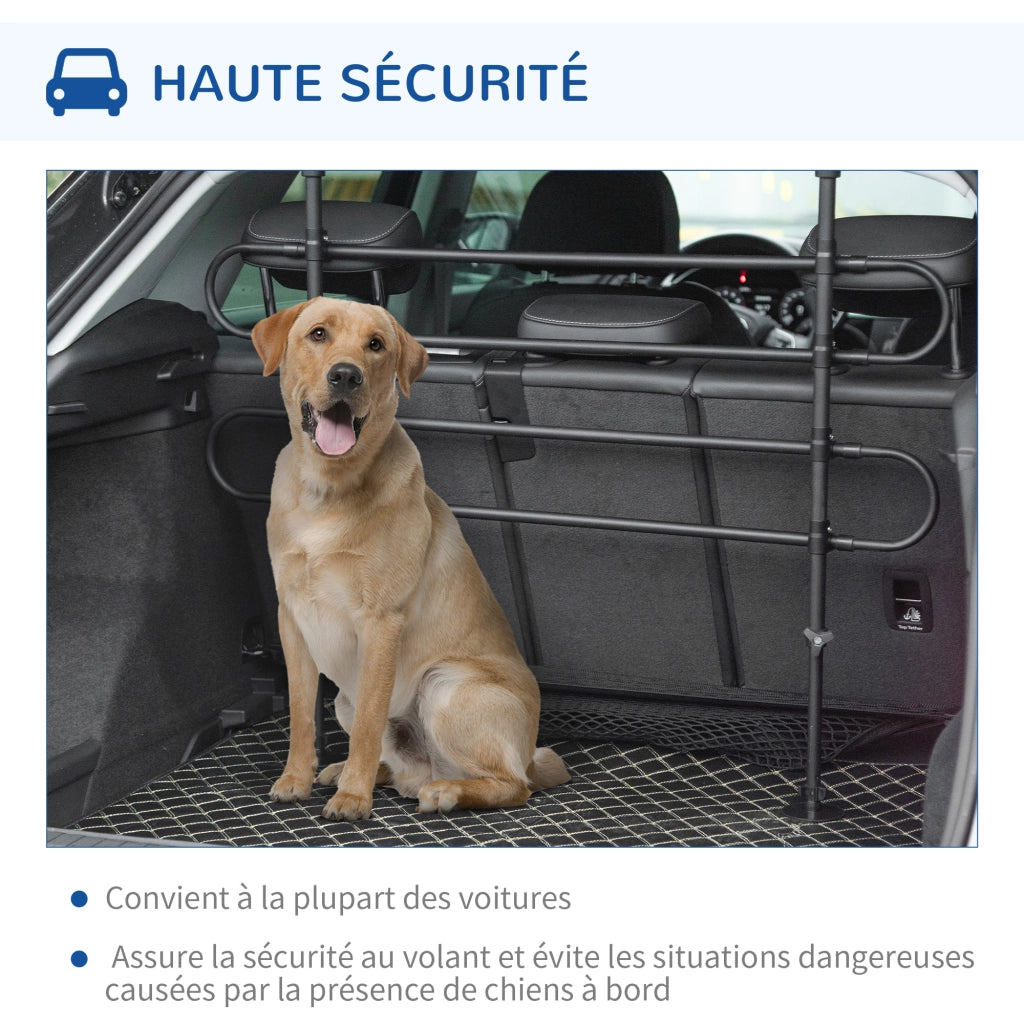 Cancelletto di sicurezza per cani ¨C Xylo ¨C estensibile acciaio nero