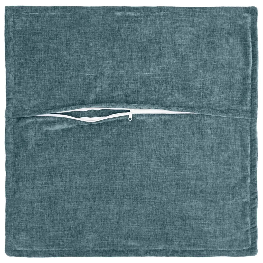 Federa 6 pz HOUTEN Blu 70 x 70 cm Tessuto Chenille 921378