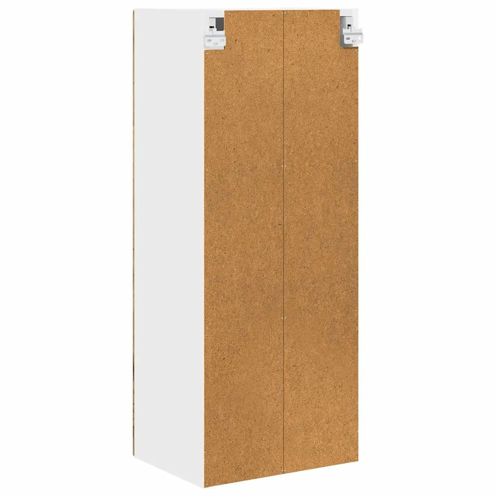Pensile da cucina | Mobile in vetro da parete PORTO Legno vecchio 40 x 31 x 100 cm