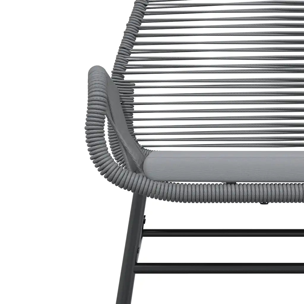 Set da Pranzo da Giardino 5 pz con Cuscini Polyrattan Vetro 3334481