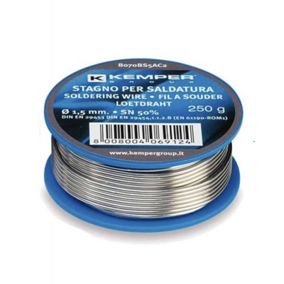 Filo stagno 50% 250 Gr. Diam. 1,5 mm