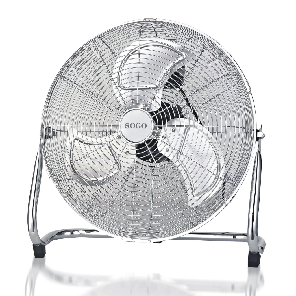 Ventilatore da pavimento industriale 20 pollici 50cm, alta velocità 170W, 3 velocità regolabili, inclinazione regolabile - SOGO