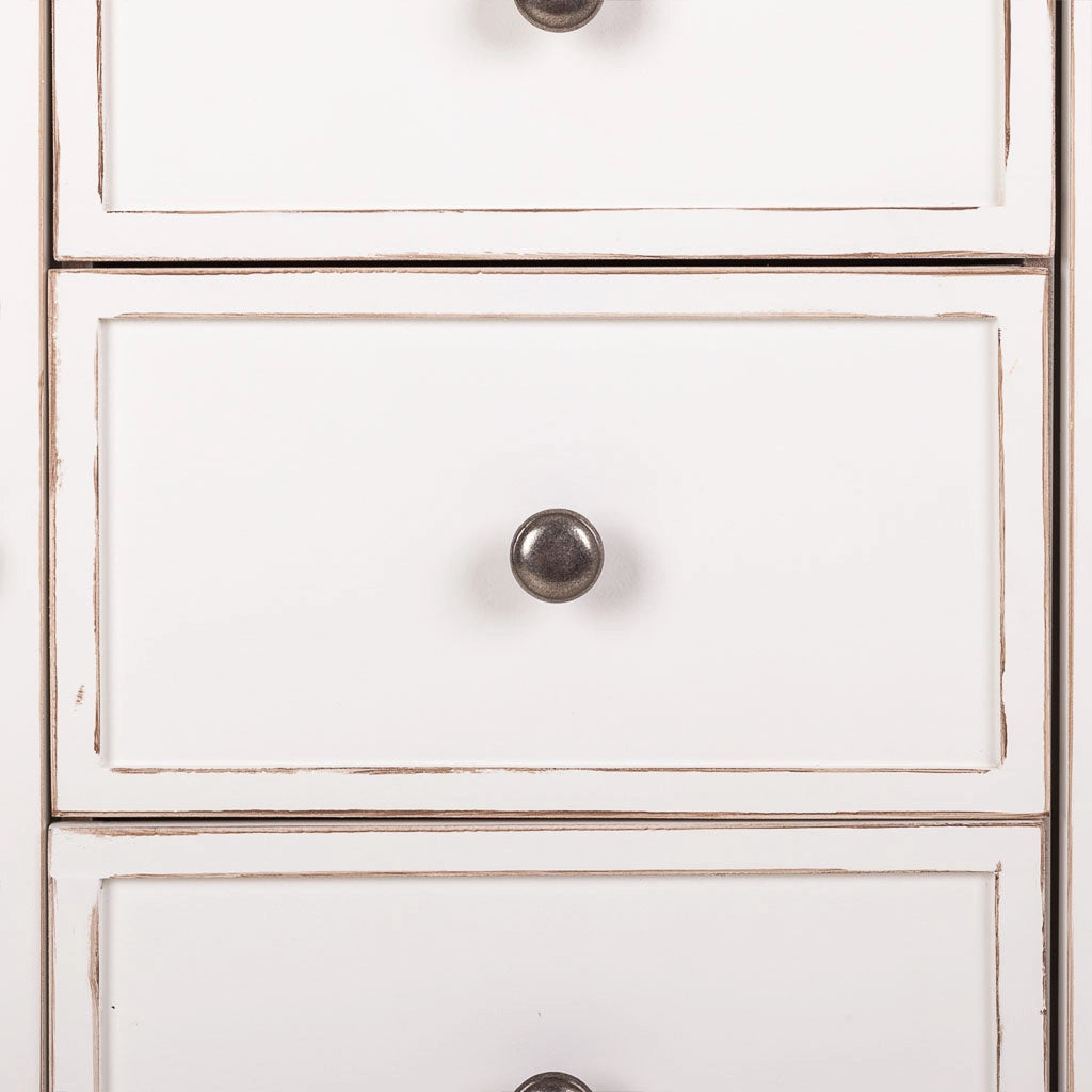 Credenza in legno bianco 100x40x86