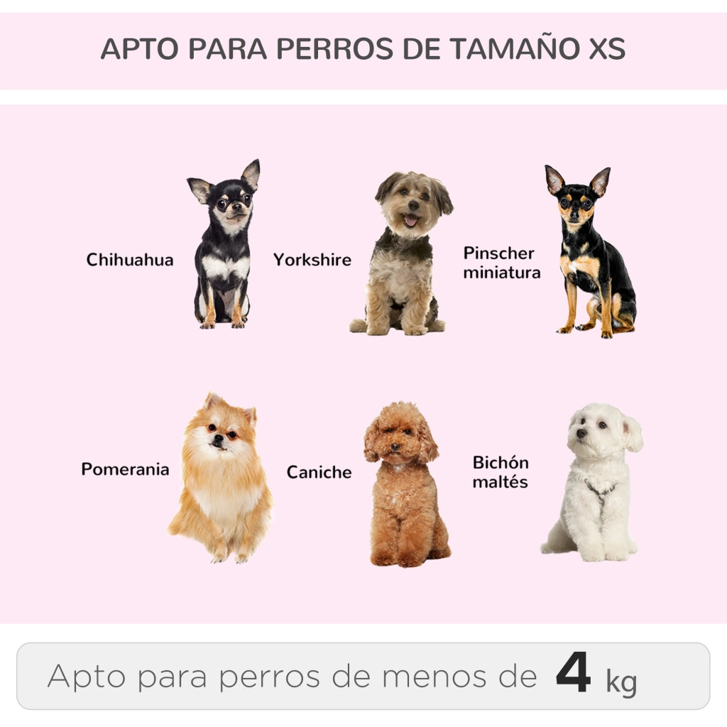 Zaino Trolley 2 in 1 per Animali Domestici ¨C Xylo ¨C Rosa, 42x25x55 cm, con Ruote e Manico Telescopico