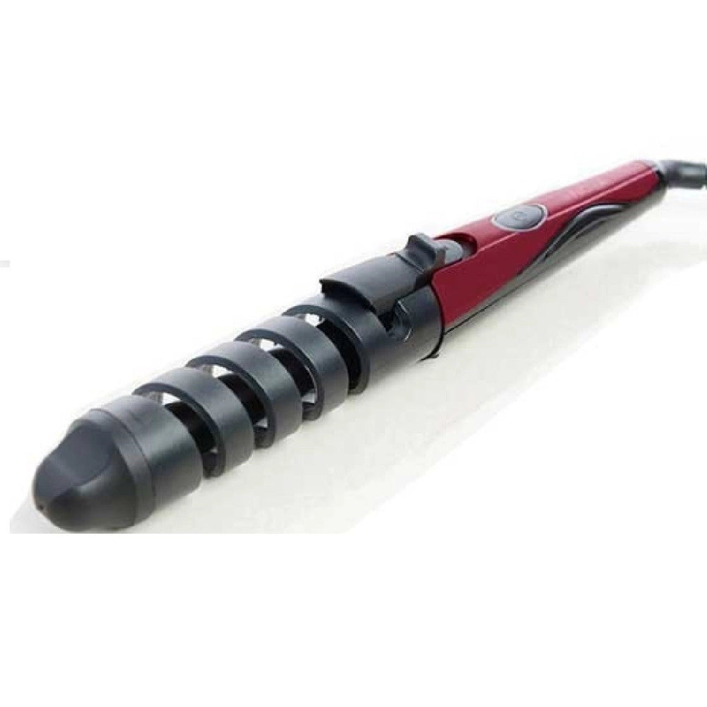 Trade Shop - Piastra Per Capelli Ricci In Ceramica Pettine Elettrico Spirale Arricciacapelli -