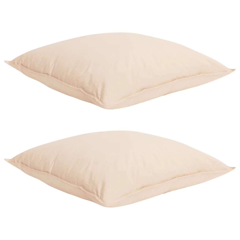 Set di Piumoni 2 pz 260 x 240 cm Tutte le stagioni Beige 3431728