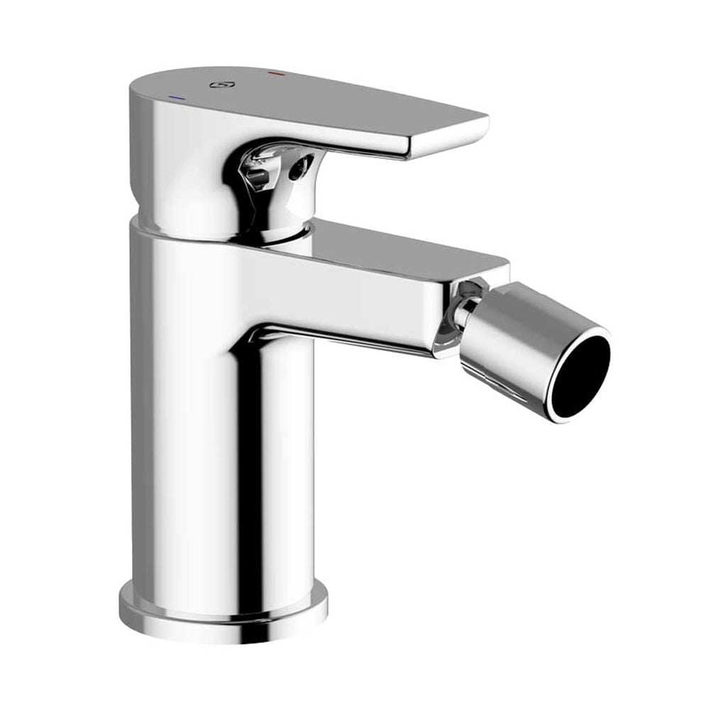 Set miscelatore lavabo e bidet con piletta e miscelatore vasca esterno con doccetta Zyra