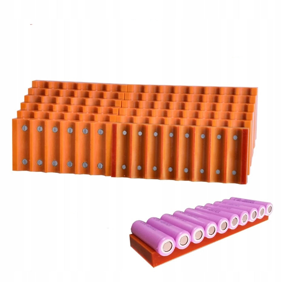 Forma Magnetica per Saldatura 6 Batterie 14500/18650 – Struttura Stabile | Capacità 6 Celle
