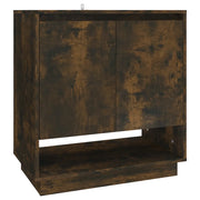 Credenza | Madia | Buffet da pranzo | Armadio da pranzo Rovere Fumo 70x41x75 cm in Truciolato