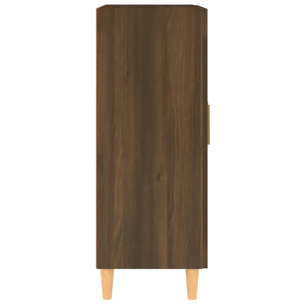 Credenza-Buffet-Armadio da cucina Rovere Marrone 69,5x34x90 cm in Legno Multistrato 235074