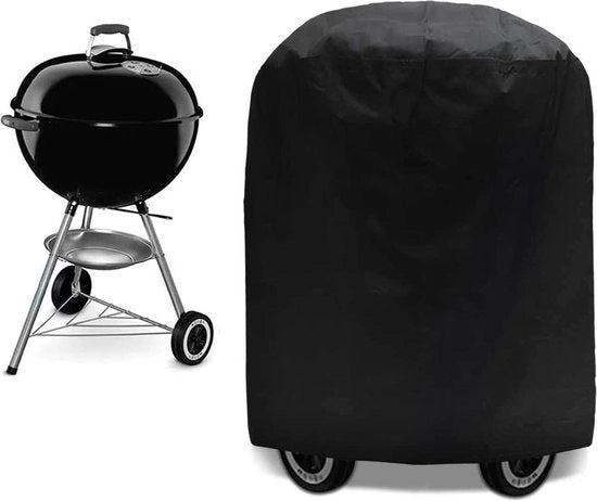 Barbecue Hoes - 70*70CM - Hoes per BBQ - Hoes universale - Rond - Ossidiana - UV resistente - Impermeabile - Resistente alle intemperie