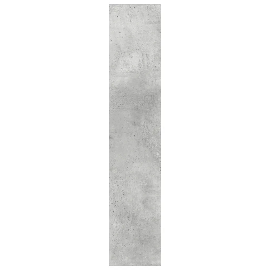 Scarpiere Muro 2pz-Set di 2 Scaffale per scarpe Grigio Cemento 60x18x90cm Legno Multistrato