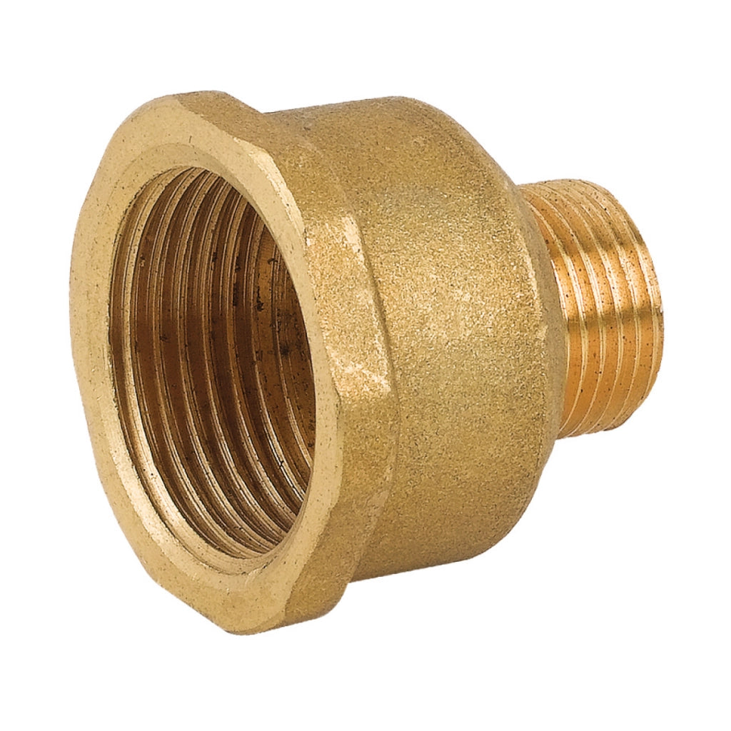 RACCORDO DIRITTO RIDOTTO MASCHIO/FEMMINA IN OTTONE GIALLO SERIE 1500 F 3/8 X M 1/4    PETTINAROLI