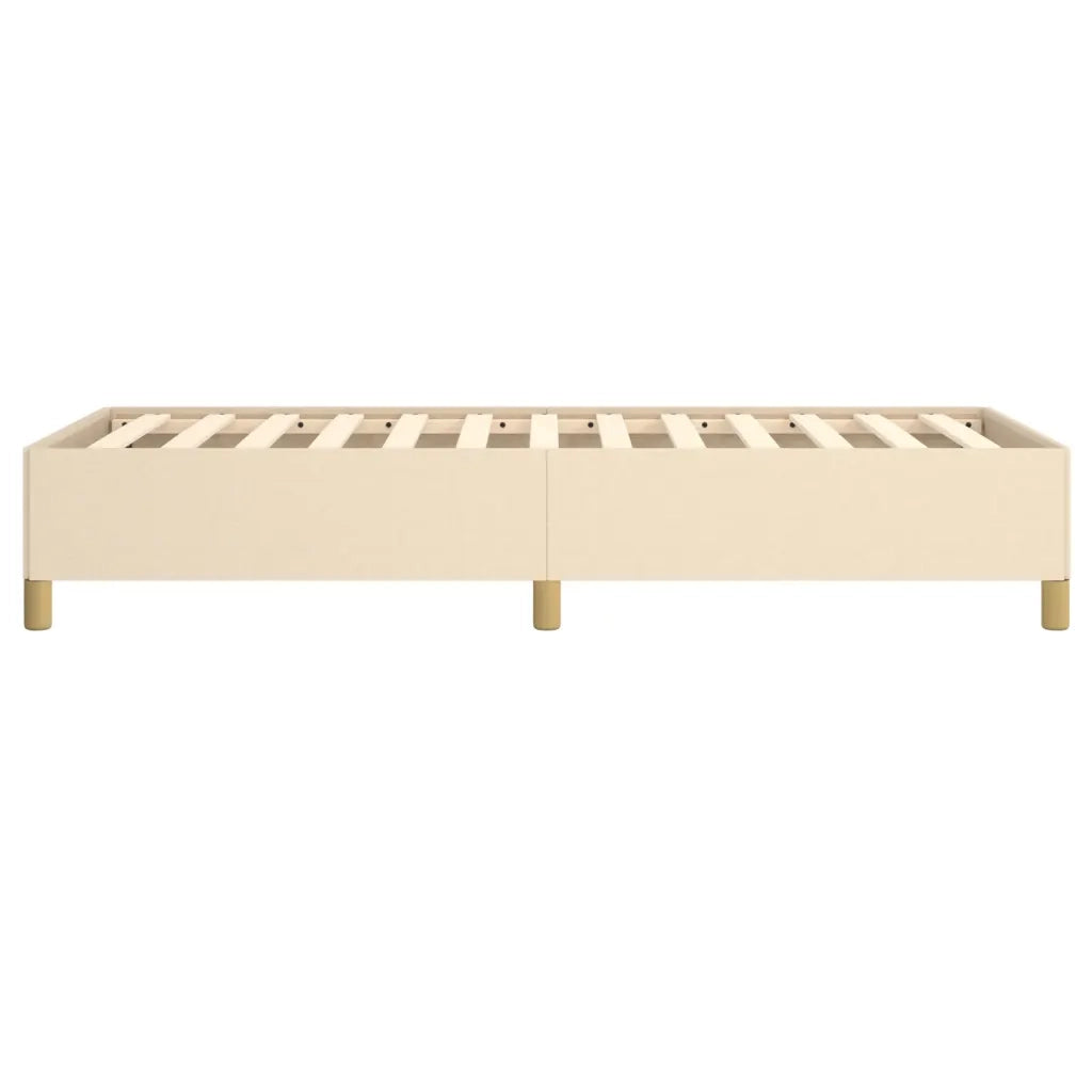 Giroletto senza Materasso-Struttura Letto Crema 90x190 cm in Tessuto 201791