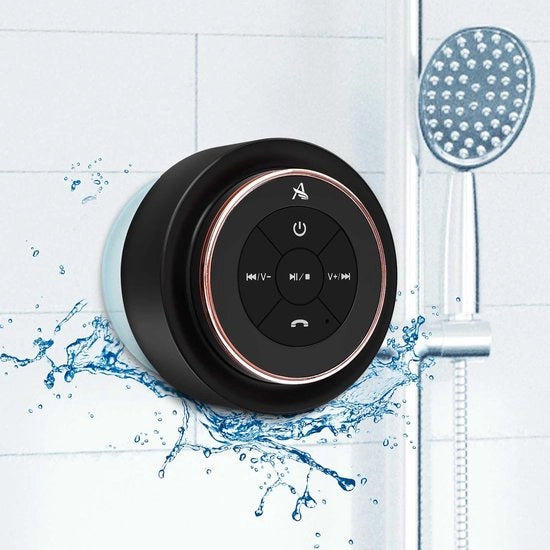 Parlante Bluetooth Stile con Avvitatore per Doccia e Avventure All'aperto