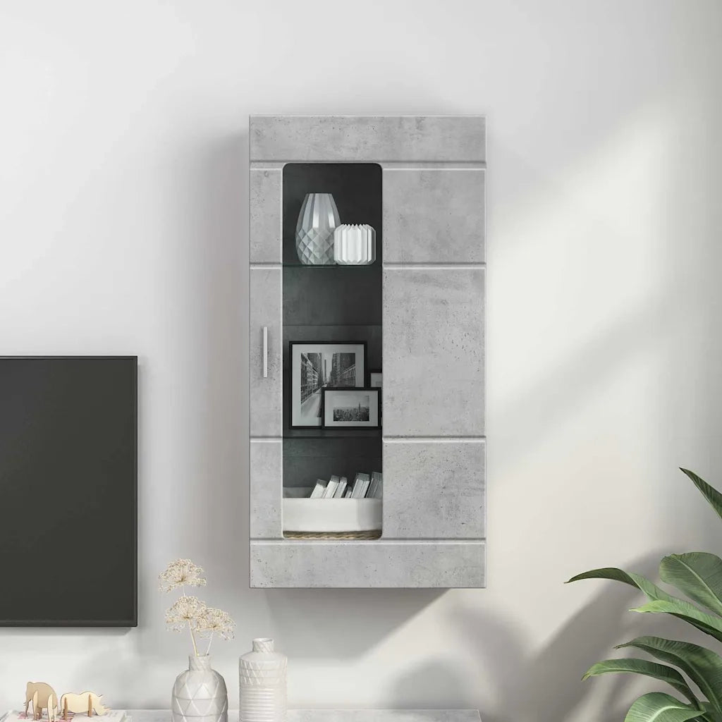 Armadio in Legno Grigio cemento 50 x 29 x 100 cm CFW6326561