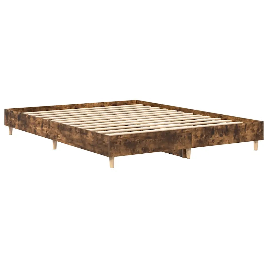 Giroletto senza Materasso Rovere Fumo 150x200 cm in Truciolato 3328712