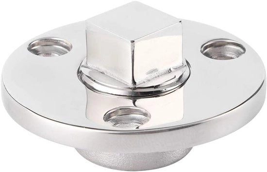 Garboard Afvoerplug in Acciaio Inossidabile 2 pollici con Fusto a Viti per Barche da Diporto e Navi da Crociera