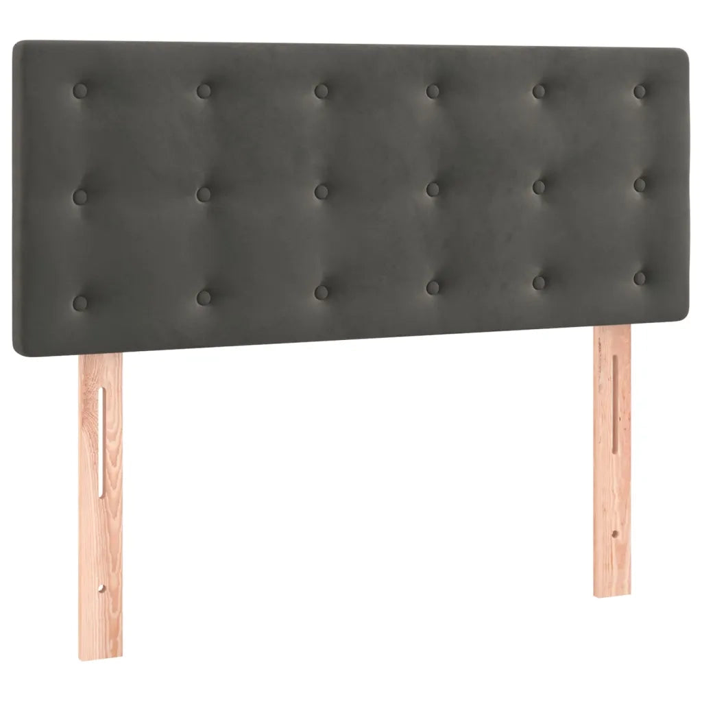 Testiera | Testata Grigio Scuro 80x5x78/88 cm in Velluto